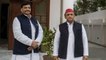 Akhilesh Yadav patches up with estranged uncle Shivpal before UP polls