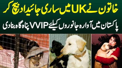 UK Me Sari Property Bech Kar Pakistan Me Street Animals Ke Liye VVIP Panah Gah Banane Wali Khatoon