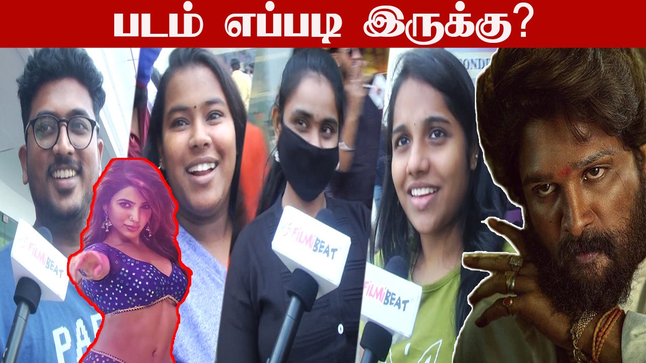 Pushpa Movie Audience Opinion | Allu Arjun, Rashmika Mandanna, Pushpa Public Review