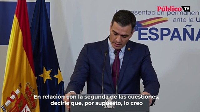 Pedro Sánchez: Por supuesto que creo que el rey Juan Carlos tiene que dar explicaciones