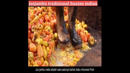 jus buah tradisional di India. Yang sangat kreatif dan nikmat