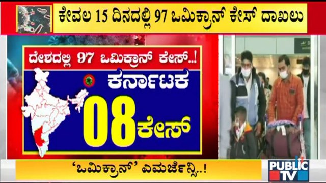 'Omicron' Variant Cases Rises To 99 In India | Public TV