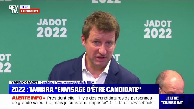 Attention à ne pas détourner l'attention des Françaises et des Français pour résoudre des candidatures dans l'impasse : Yannick Jadot réagit à la candidature de Christiane Taubira
