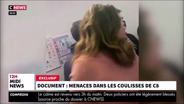 Stanislas Rigaud (Generation Z) insulté et bousculé par Alexis Corbieres et Raquel Garrido dans les coulisses de Face à Baba (Cyril Hanouna)