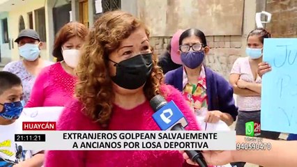 Download Video: Extranjeros tomaron loza deportiva y agredieron brutalmente a ancianos