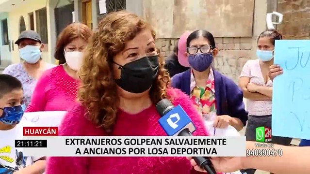 Extranjeros tomaron loza deportiva y agredieron brutalmente a ancianos