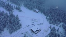 KASTAMONU - Yurduntepe Kayak Merkezi'nde kar kalınlığı 20 santimetreye ulaştı