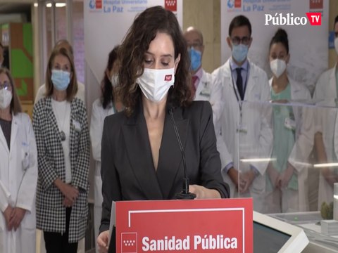 Ayuso: No vamos a tener libertad si no tenemos salud