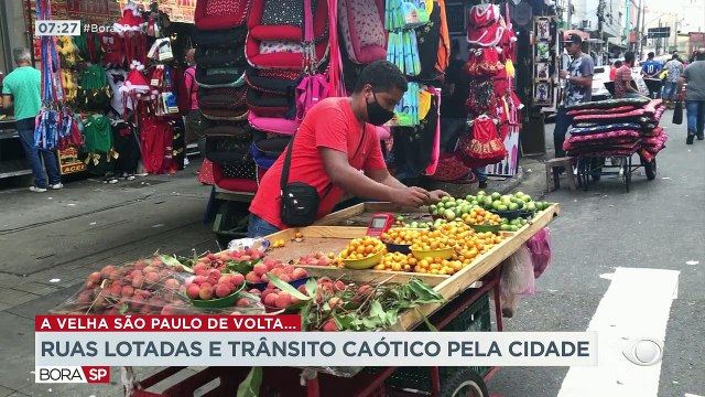 Depois de muito tempo, a caótica São Paulo está de volta. Nos últimos dias, o trânsito ficou insuportável. Nossos repórteres acompanharam esse retorno à velha rotina da maior cidade do país.