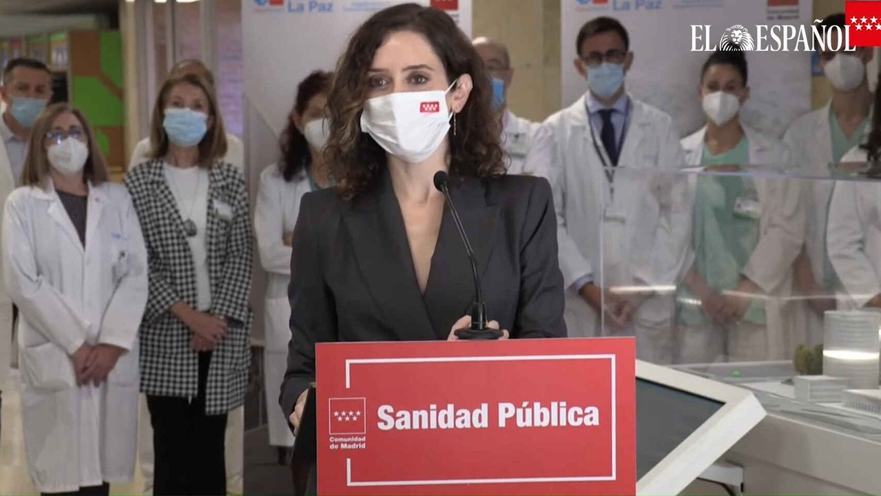 Ayuso: "Vienen semanas complicadas. No vamos a tener libertad sin salud"