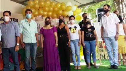 Cmei Valério Baratter é reinaugurado e pais, professores e crianças aprovam novo local para atividades e estudos