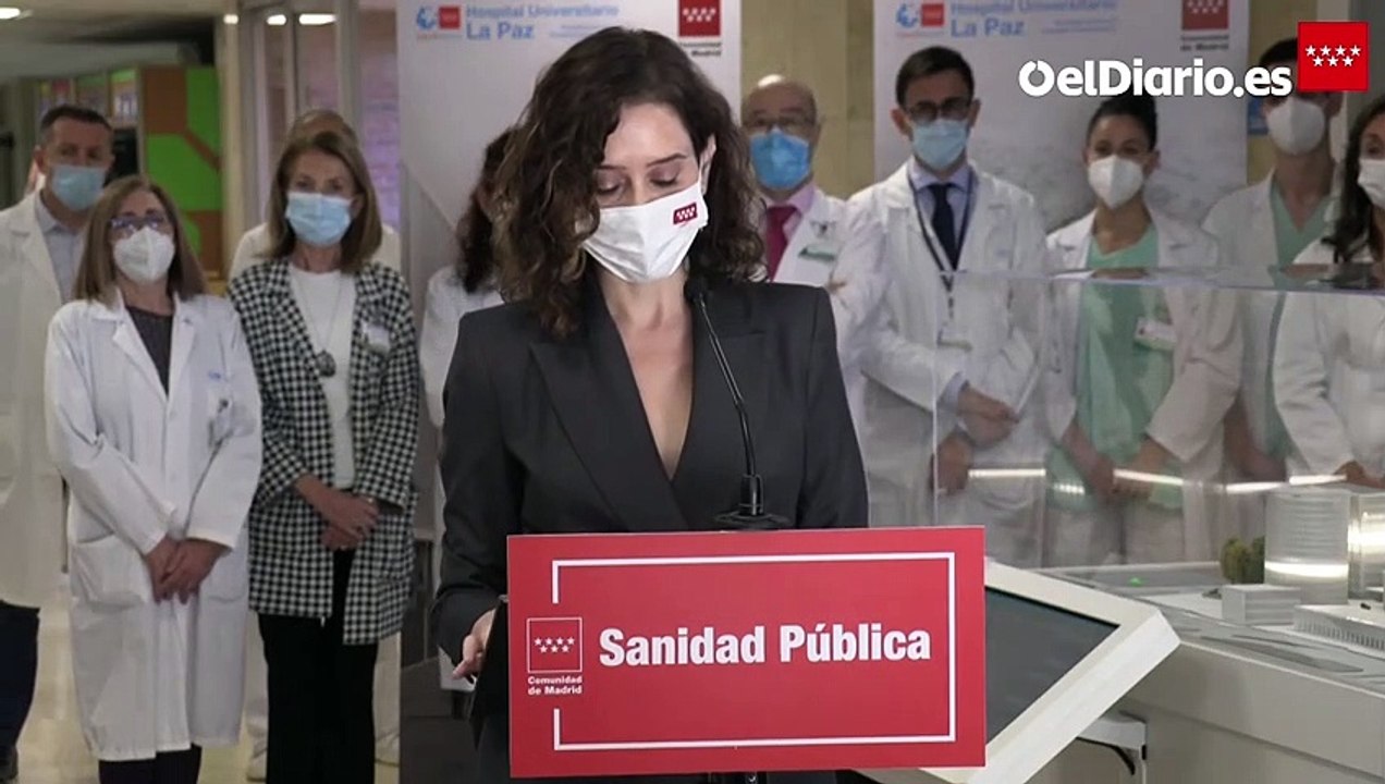 Ayuso dice ahora que vienen "semanas complicadas" por la variante Omicron