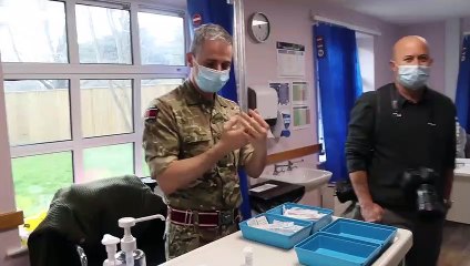 Army helping to give Portsmouth residents booster jabs