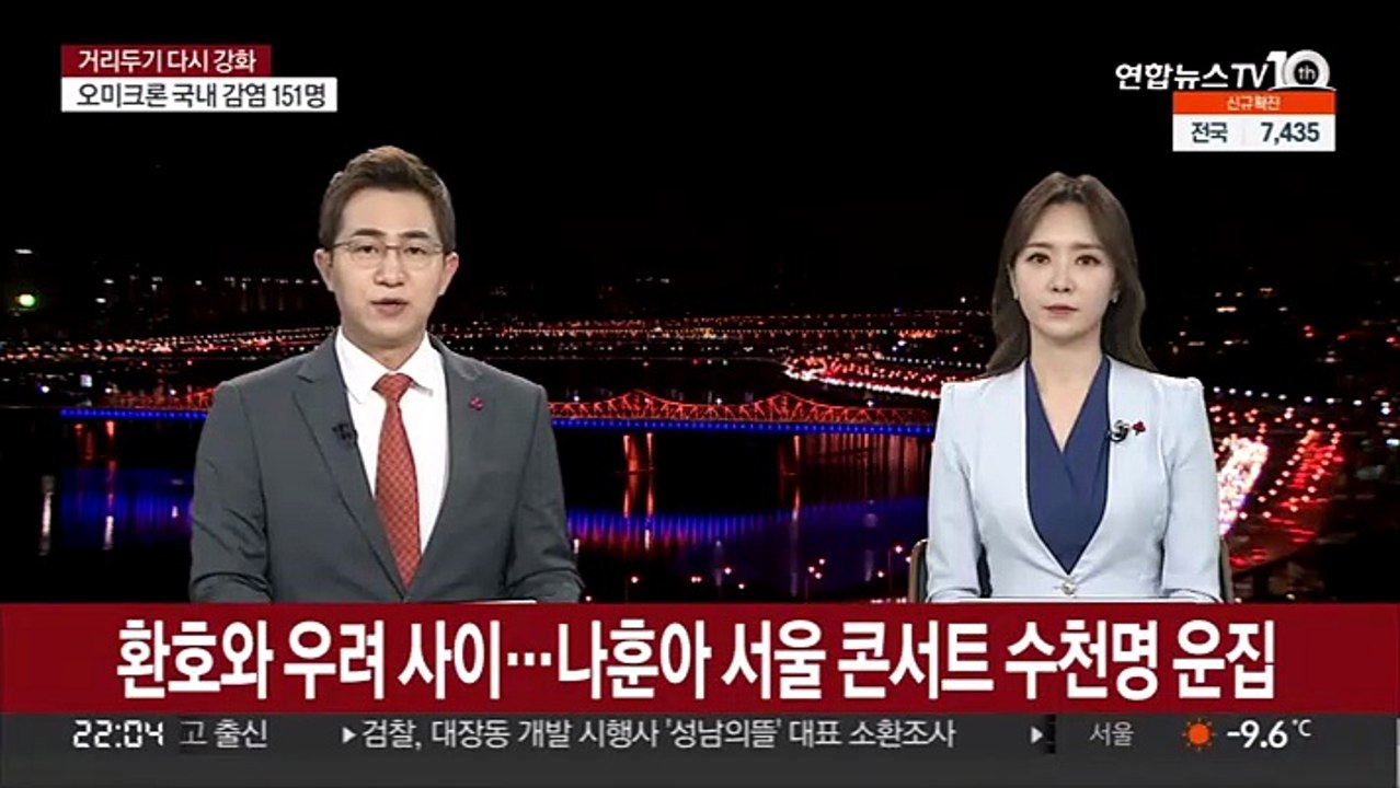 환호와 우려 사이…나훈아 서울 콘서트 수천명 운집