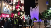 إضاءة شجرة عيد الميلاد في محافظة مأدبا