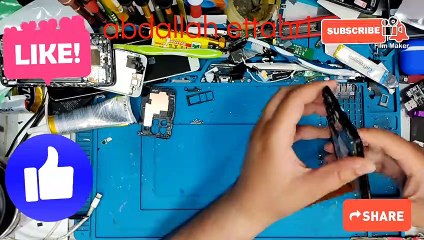 استبدال شاشة Samsung A12 remplacement afficheur