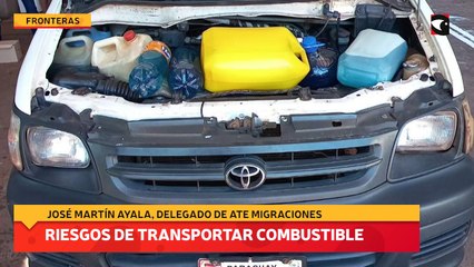 Riesgos de transportar combustible