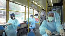 Covid, in Thailandia unità mobili di vaccinazione negli autobus