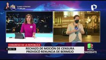 Congreso: rechazan admitir moción de censura contra María del Carmen Alva