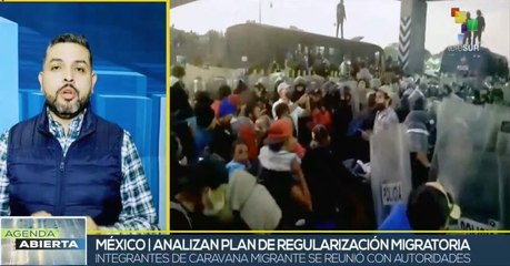 Reunión de análisis entre migrantes y autoridades en México