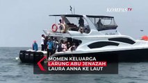 Momen Keluarga Larung Abu Jenazah Edelenyi Laura Anna ke Laut