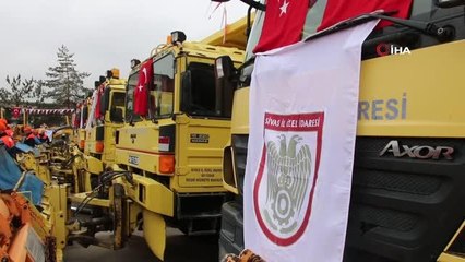 Karla mücadele ekipleri kışa hazır