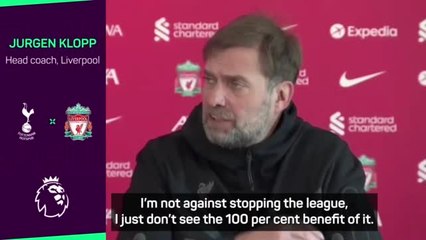 Klopp doesn't see benefit of taking a COVID break