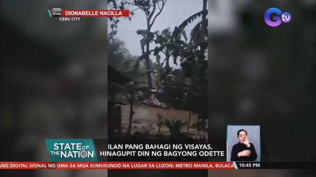 Ilan pang bahagi ng Visayas, hinagupit din ng Bagyong Odette | SONA