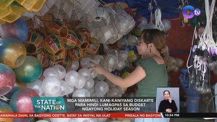 Mga mamimili, kani-kaniyang diskarte para hindi lumagpas sa budget ngayong holiday season | SONA