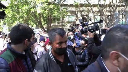 El Gobierno de México acordó analizar los casos individuales de la caravana migrante