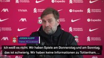 Klopp: “Wir wollen am Sonntag spielen, aber...“