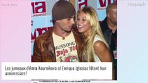 Enrique Iglesias et Anna Kournikova comblés : photos de leurs craquants jumeaux pour leurs 4 ans