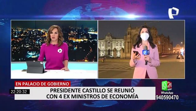 Pedro Castillo se reunió con cuatro exministros de Economía y Finanzas en Palacio