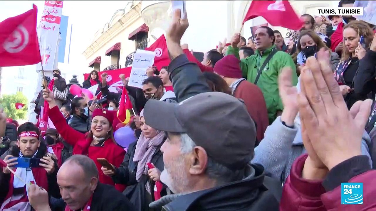 Tunisie : manifestations anti et pro-Saïed pour la fête de la Révolution
