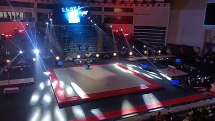 افتتاح فني بسيط لبطولة كأس الفراعنة للجمباز