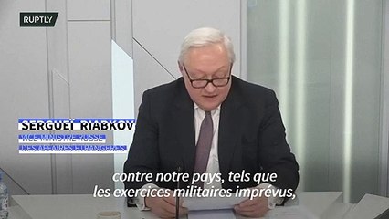 Moscou "prêt" à discuter avec les Etats-Unis de la sécurité