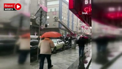 Bağcılar’da elektrikçi dükkanında korkutan yangın: Çalışanları itfaiye kurtardı