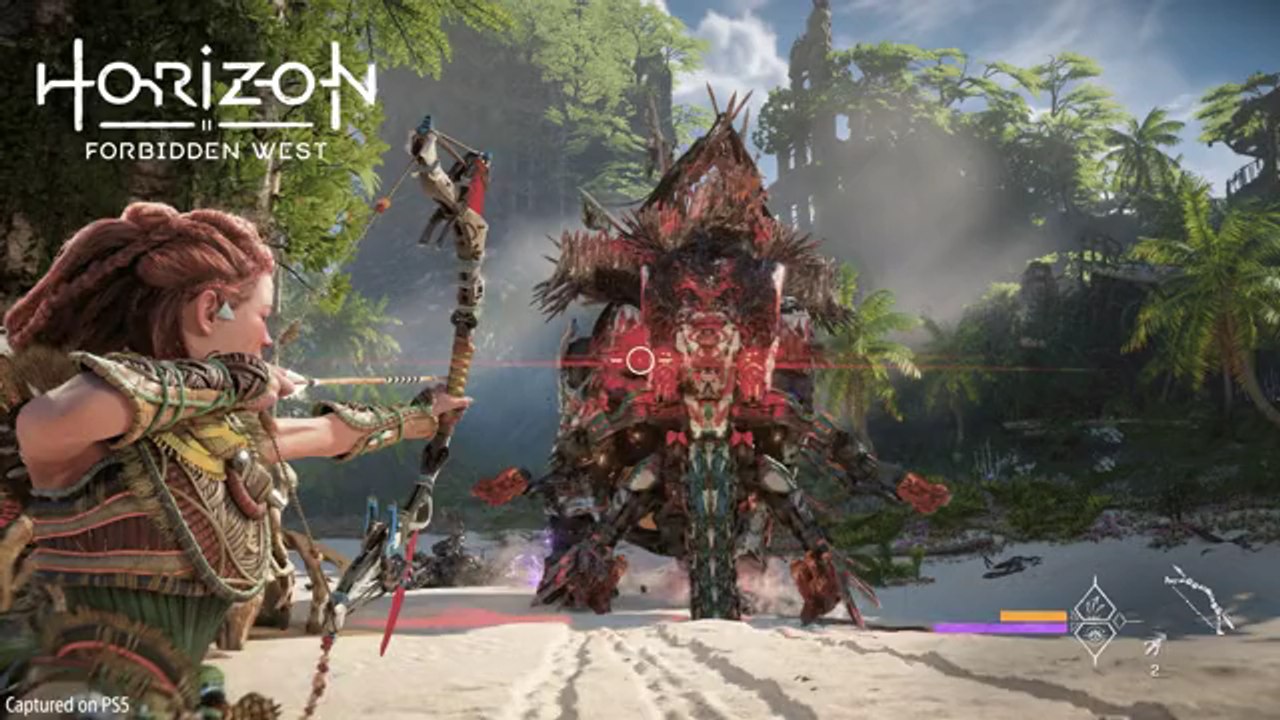 Phase de combat dans Horizon Forbidden West