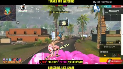 FUNNY MELLE CUSTOM ROOM LAST CIRCLE (GARENA FREE FIRE) Top Gaming Point TgpYT TgpArmy