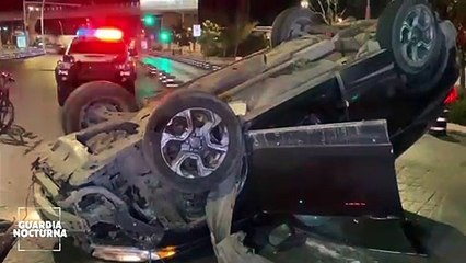 Sacerdote alcoholizado terminó volcando su camioneta en pleno Centro de Zapopan