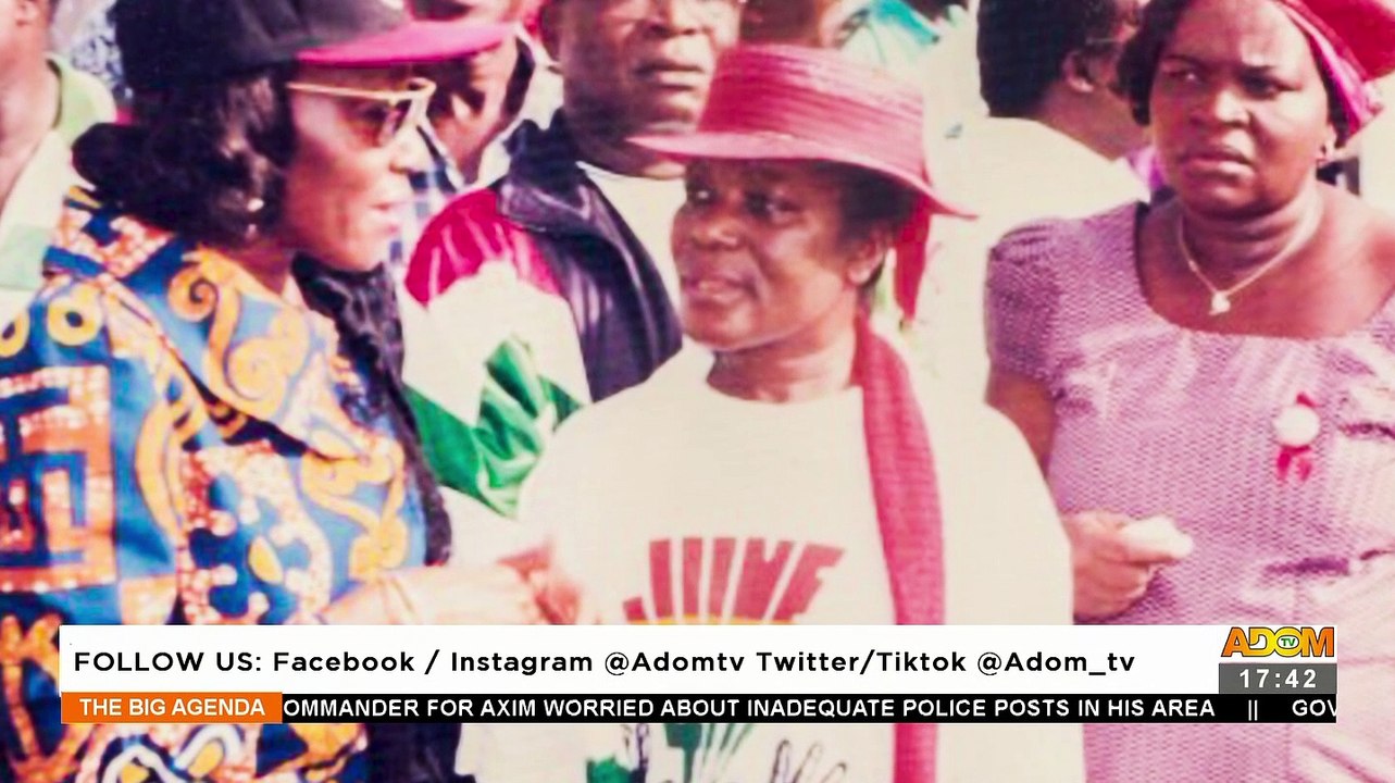 Remembering Hon. Mrs. Ama Benyiwa Doe – The Big Agenda on Adom TV (17-12-21)