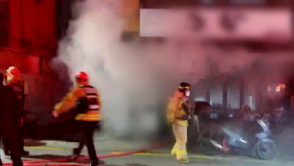 서울 자양동 술집에서 기름 과열로 불...5명 대피 / YTN