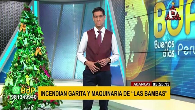 Cerca de 30 mineros informales habrían quemado garita y maquinaria de minera Las Bambas