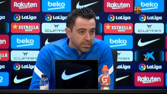 Xavi Hernández: Estamos trabajando y nos está costando mucho, sobre todo en resultados