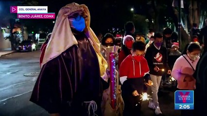 ¡Así dieron inicio las posadas en la CDMX tras la pandemia!