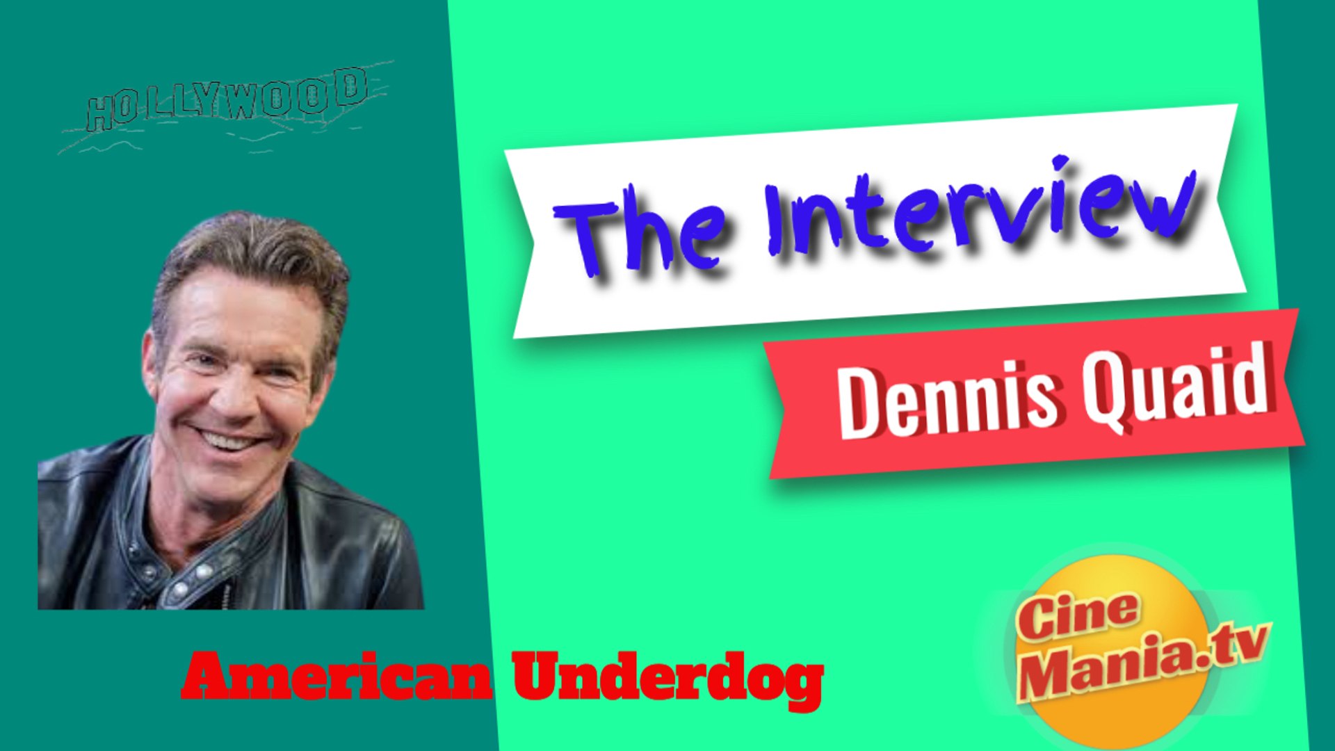 American Underdog Dennis Quaid Interview (Captioned) - video