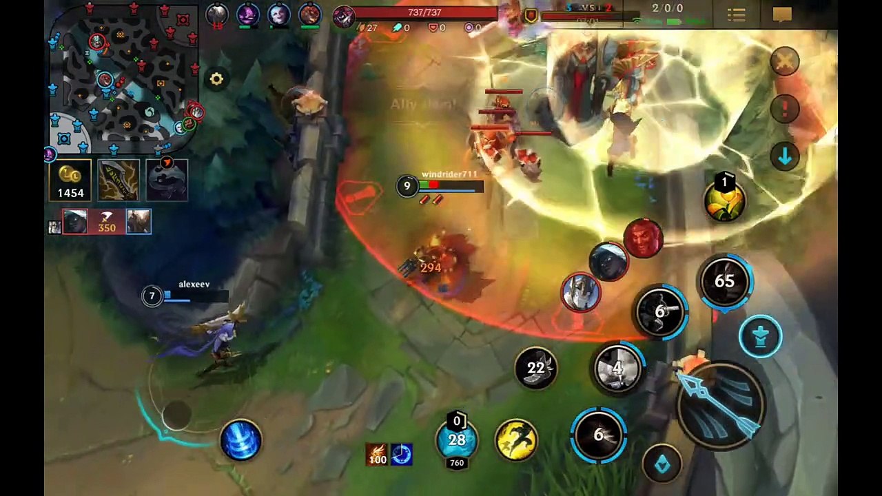 Wild Rift Gameplay [Rank]: Graves Ability Heavy Build