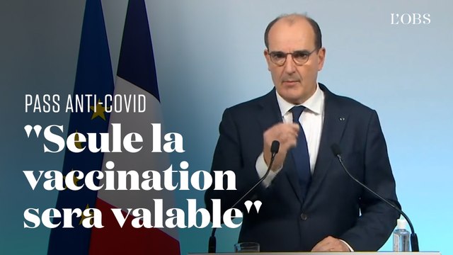 Jean Castex annonce un pass vaccinal pour remplacer le pass sanitaire