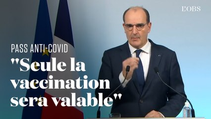 Jean Castex annonce un "pass vaccinal" pour remplacer le pass sanitaire