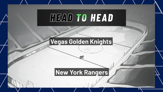 New York Rangers vs Vegas Golden Knights: Over/Under